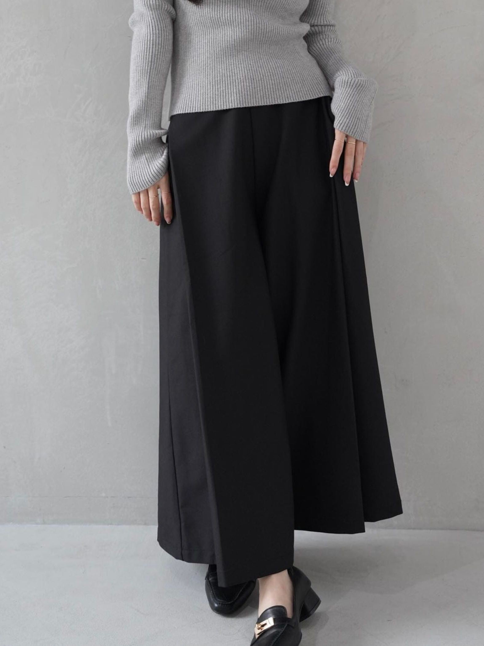 One Tuck Wide Pants≪手洗い可能≫