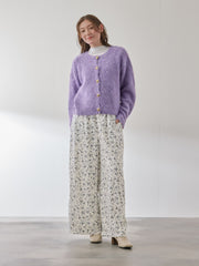 マルチフラワーイージーワイドパンツ≪手洗い可能≫