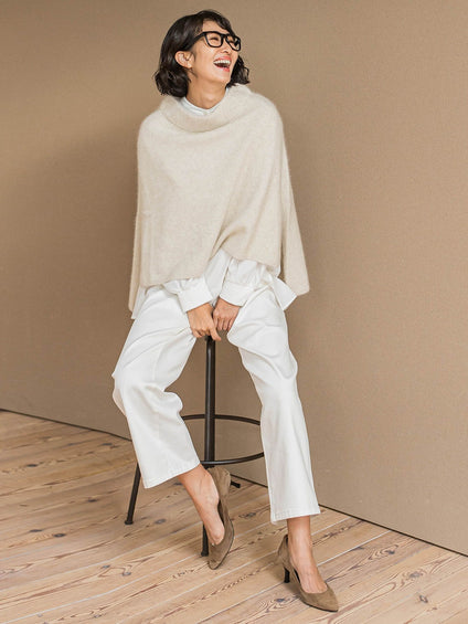 【biyori】裏起毛ウインターデニムパンツ