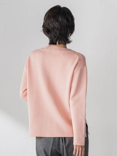 【大きいサイズ】”マシュマロタッチ”トーンアップニット