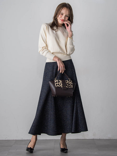 ツイードラメマーメイドスカート