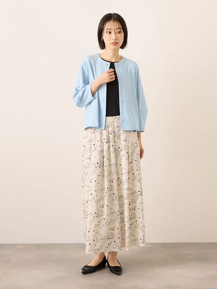 《予約販売》【ふんわり、きちんと。】ライトダンボールカーディガン≪手洗い可能≫