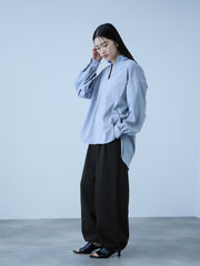 【着回し抜群】裏毛2タックパンツ