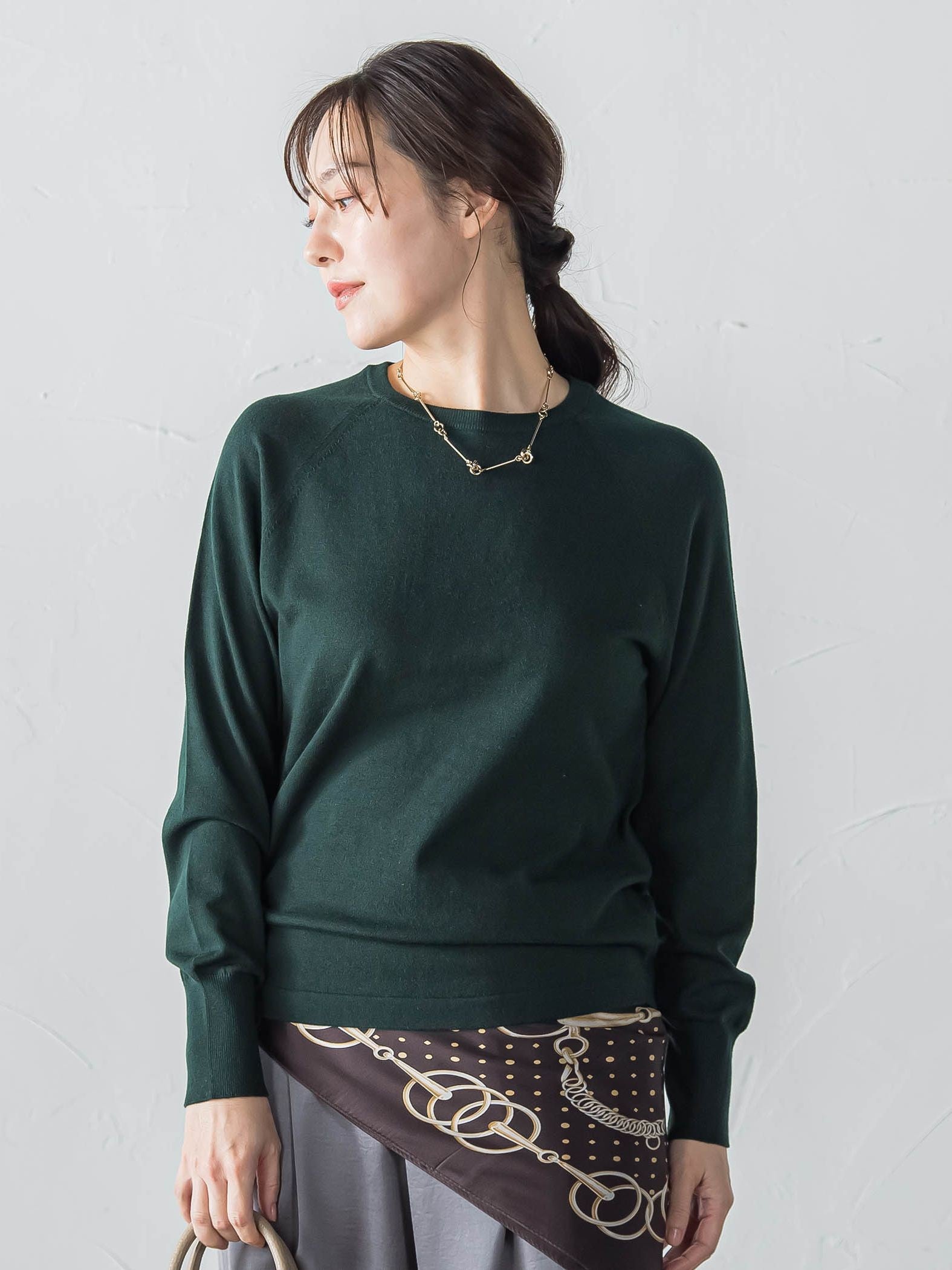 【WEB限定】エレカットベーシックニット