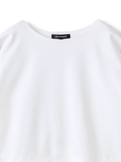 布帛切替カットソー