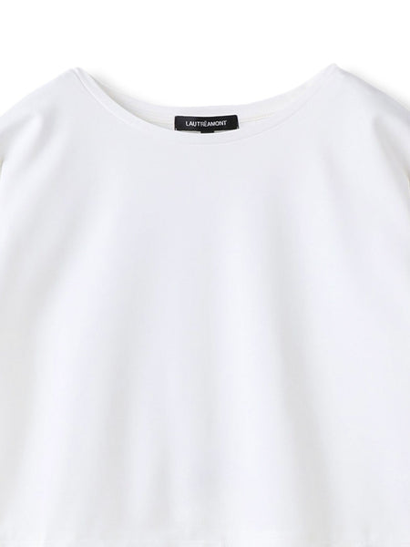 布帛切替カットソー