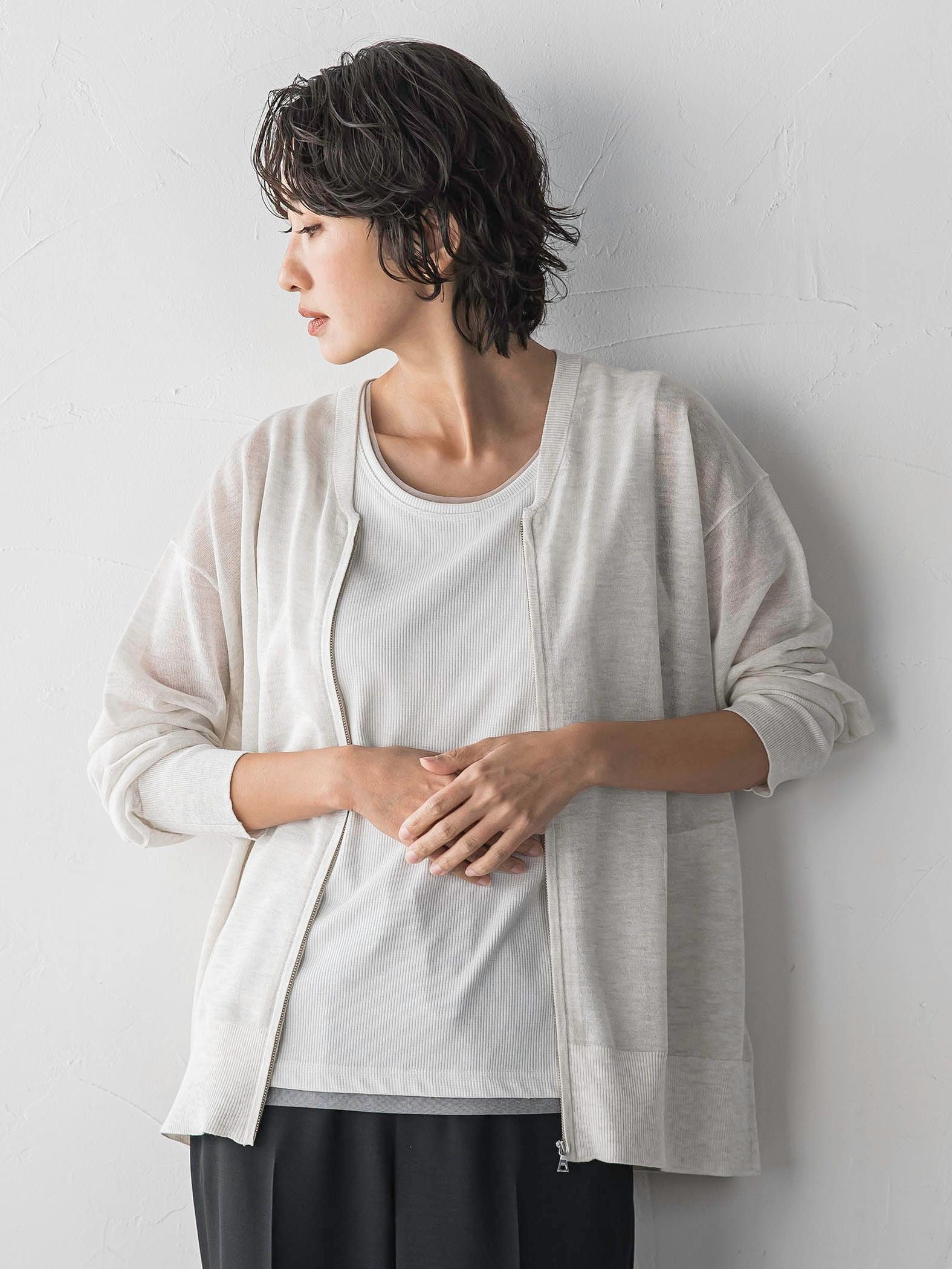 【大きいサイズ】ラメテレコタンクトップ