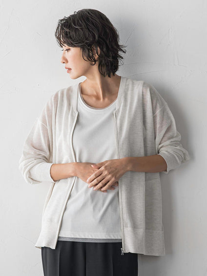 【大きいサイズ】ラメテレコタンクトップ