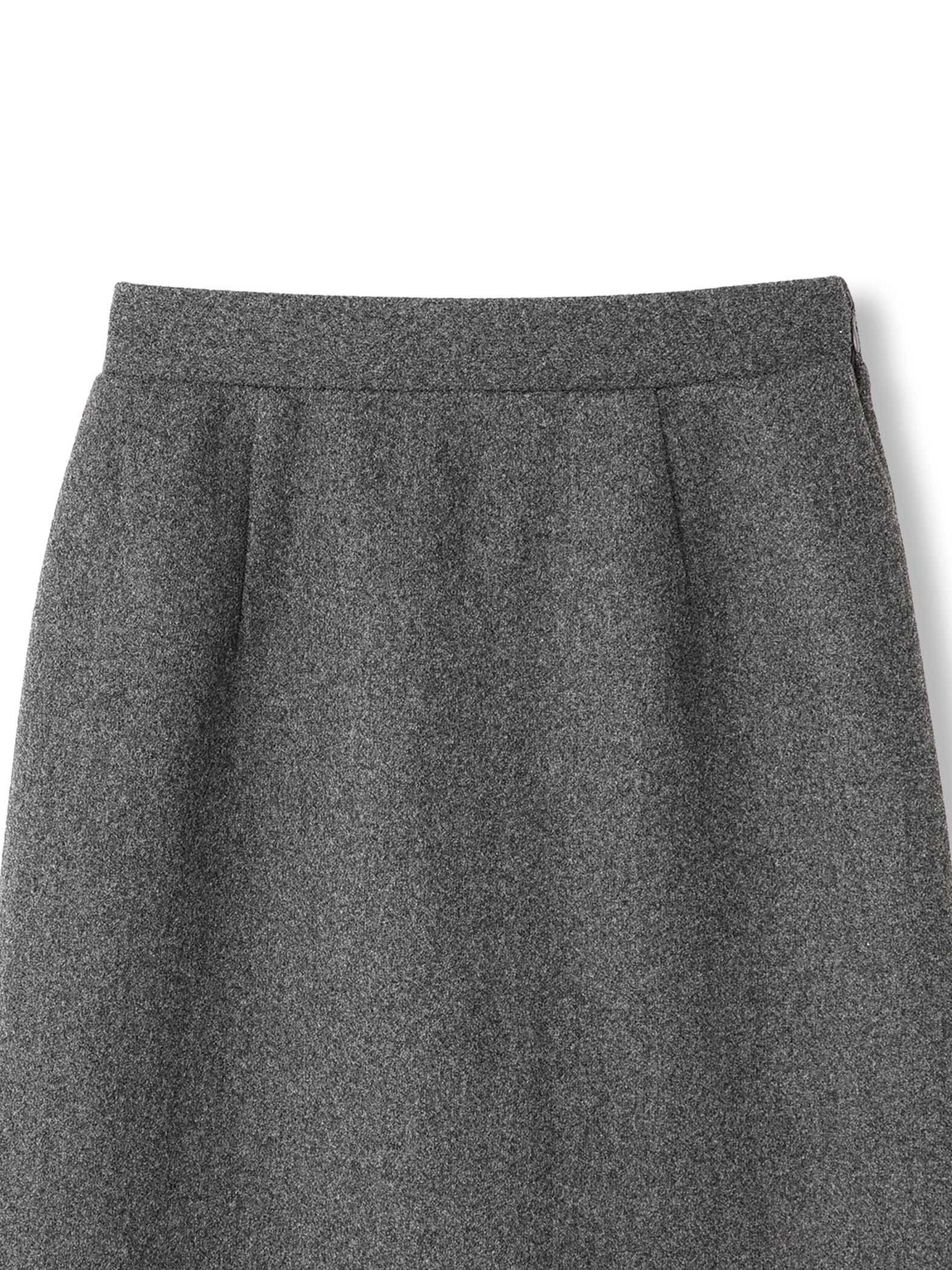 ウールライクフリルヘムAラインスカート