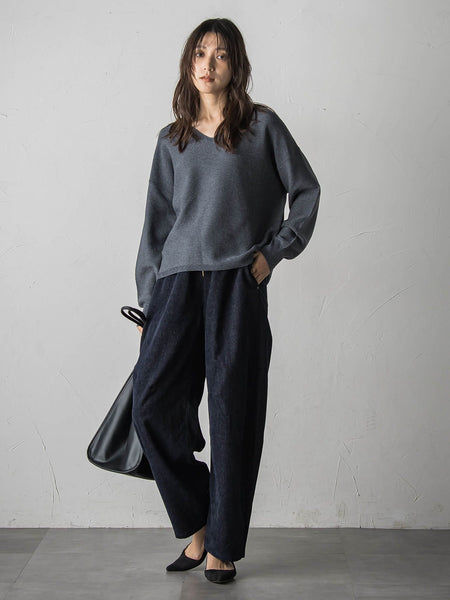 【カタログ掲載・40周年限定】ベロアデニムドロストカーブパンツ≪セットアップ対応≫