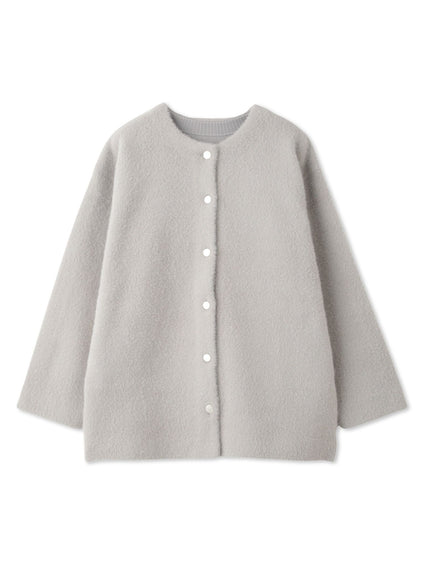 フェレットタッチWフェイスニットジャケット≪手洗い可能≫