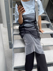 【ENIM BY VICKY】ハイゲージENIMロゴ刺繍Tシャツ《手洗い可能》