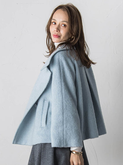 シャギーショートコート