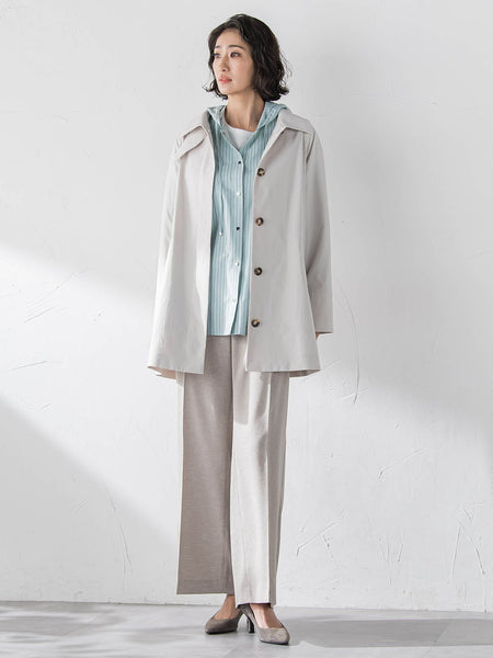 【大きいサイズ】リネンライクオックスパンツ