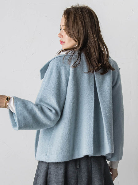 シャギーショートコート