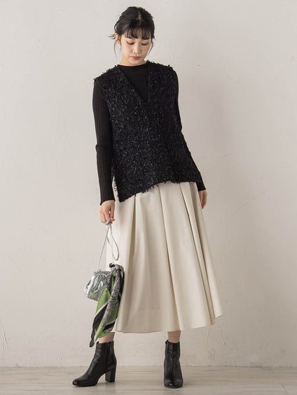 タフタタックスカート≪洗濯機で洗える≫