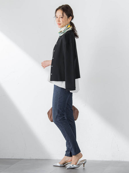 【WEB限定】名品デニムジャージライトパンツ≪ストレッチ/11号あり≫