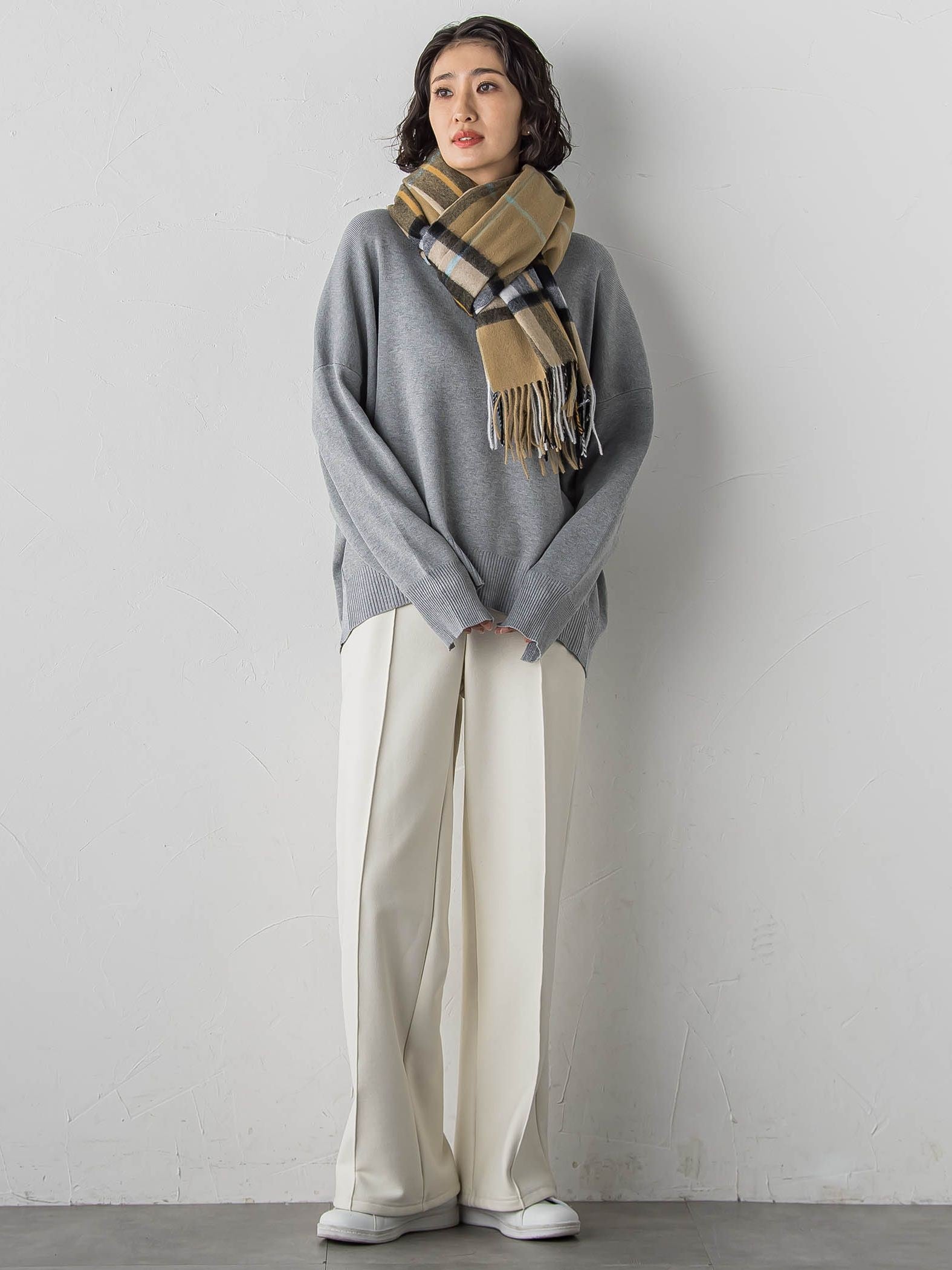 【TWEEDMILL】チェックマフラー