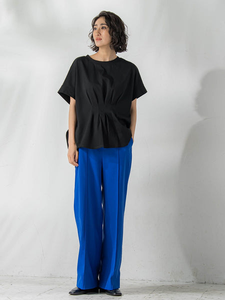 【WEB限定】シェルタリングワイドパンツ≪洗濯機で洗える≫