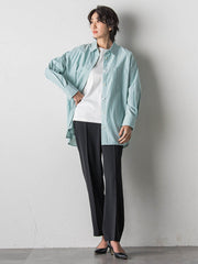 ハイストレッチカルゼストレートパンツ