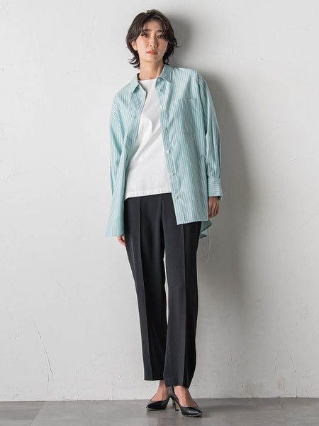 ハイストレッチカルゼストレートパンツ