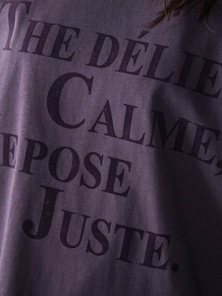 ビンテージライクメッセージルーズTシャツ