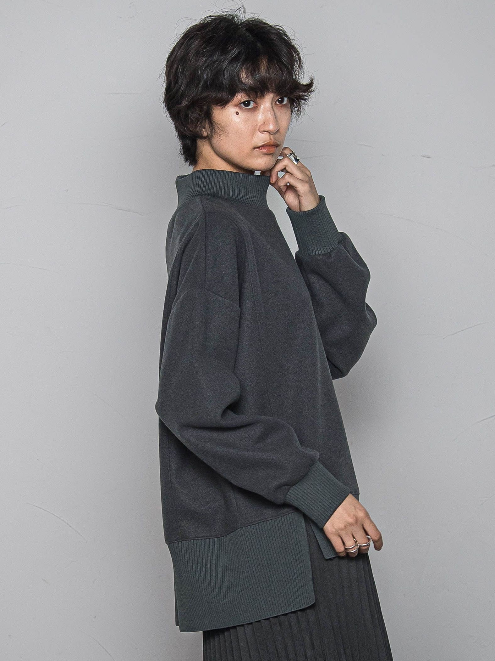 【楽・美・軽】ハイネックプルオーバー≪手洗い可能≫