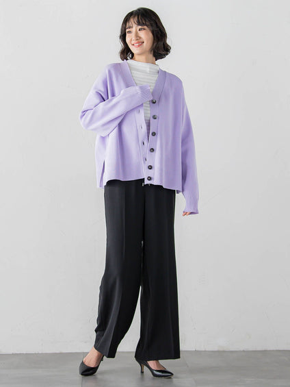 【大きいサイズ/WEB限定カラーあり】スポンディッシュニットカーディガン