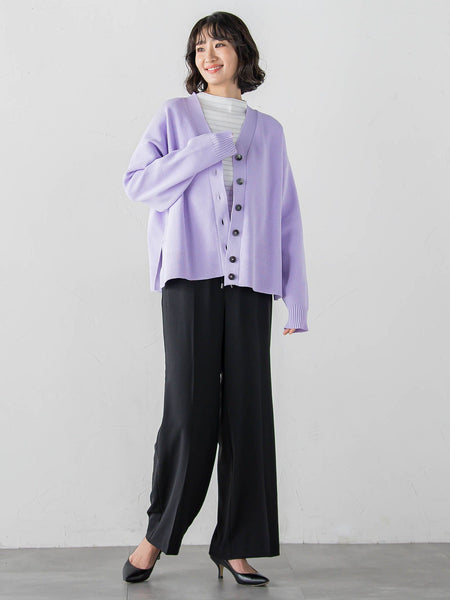 【大きいサイズ/WEB限定カラーあり】スポンディッシュニットカーディガン