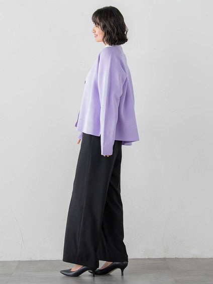 【大きいサイズ/WEB限定カラーあり】スポンディッシュニットカーディガン