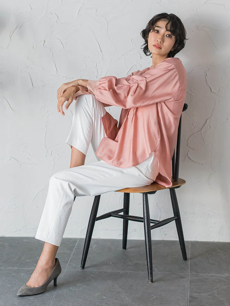 【WEB限定】シルキーローンブラウス