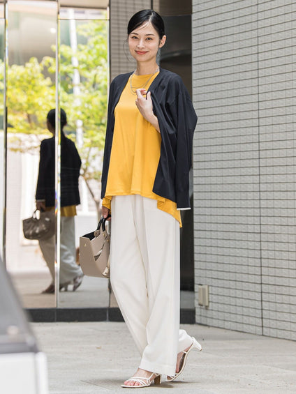 UVカットVネックカーディガン≪WEB限定11号あり≫