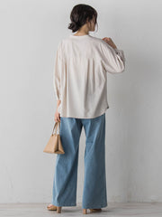 【WEB限定】タンブラーブッチャーブラウス