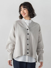 ネックフリルブラウス