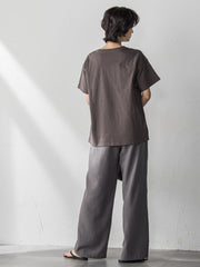 【WEB限定】スクエア箔オーバーサイズTシャツ≪手洗い可能≫