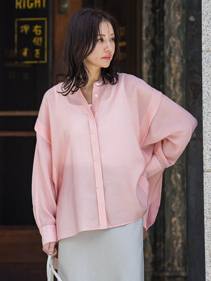 シアーブロードブラウス≪手洗い≫