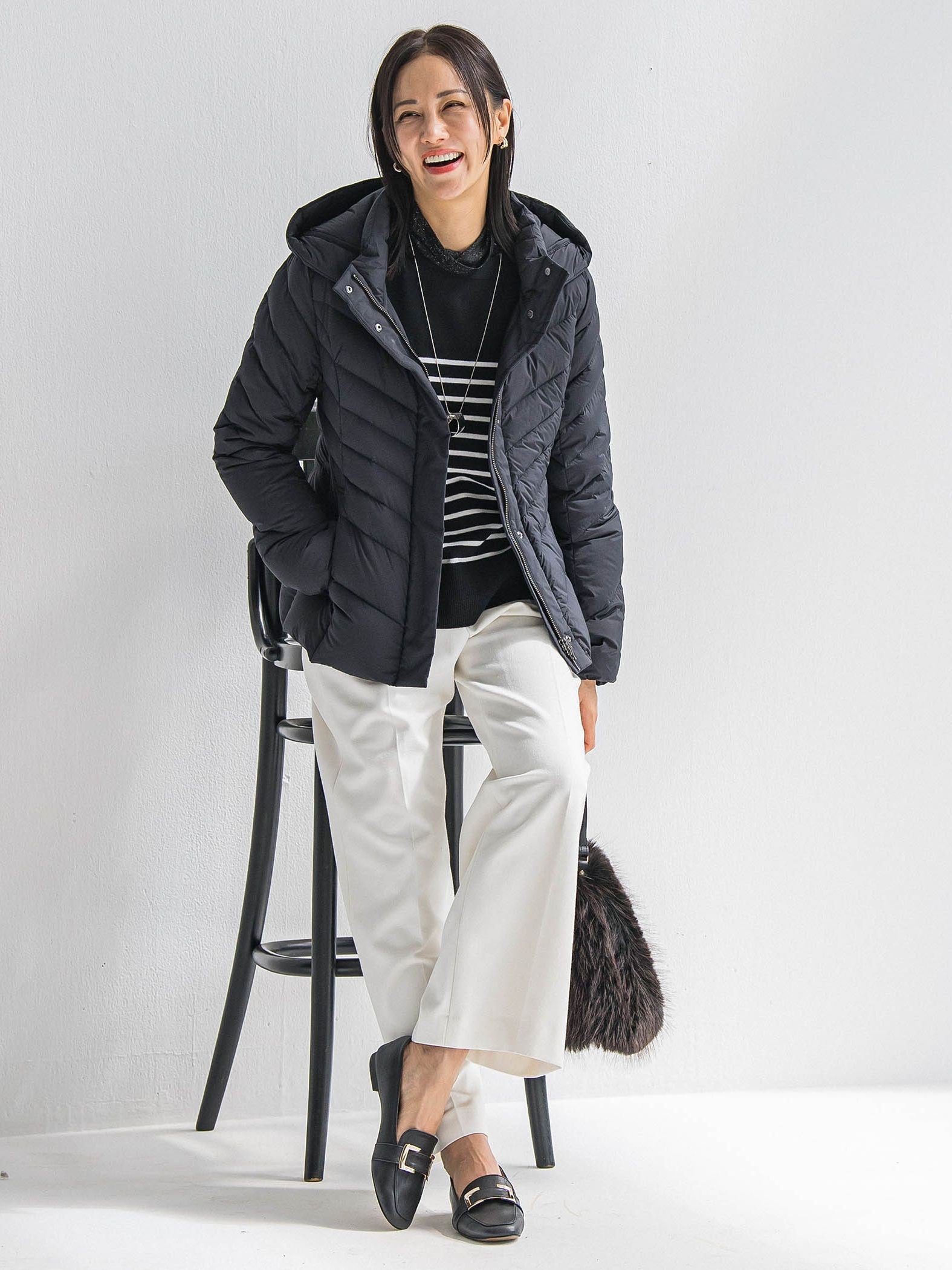 ANGELINAリブスリーブニット≪WEB限定11号/洗える≫