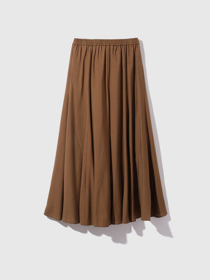 フローイングウールサーキュラースカート