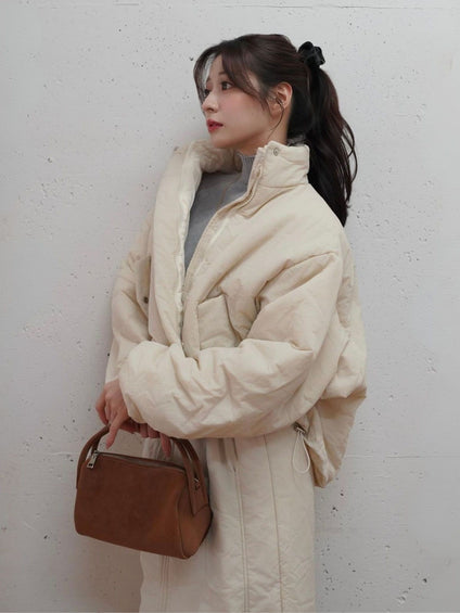 ［SET］Padded Blouson×Skirt Setup≪手洗い可能≫