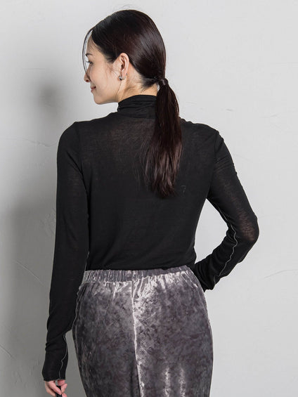 カシミヤシルクシアーラメタートル≪WEB限定カラー/手洗い可能≫