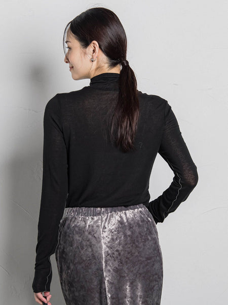 カシミヤシルクシアーラメタートル≪WEB限定カラー/手洗い可能≫