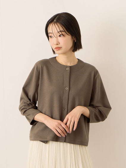 《予約販売》【ふんわり、きちんと。】ライトダンボールカーディガン≪手洗い可能≫