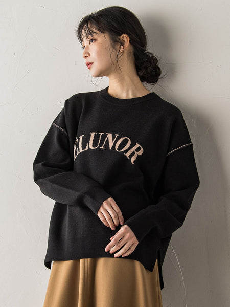 【新色追加】ロゴスウェットニット≪手洗い可能≫