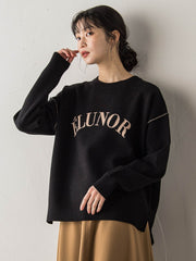 【新色追加】ロゴスウェットニット≪手洗い可能≫