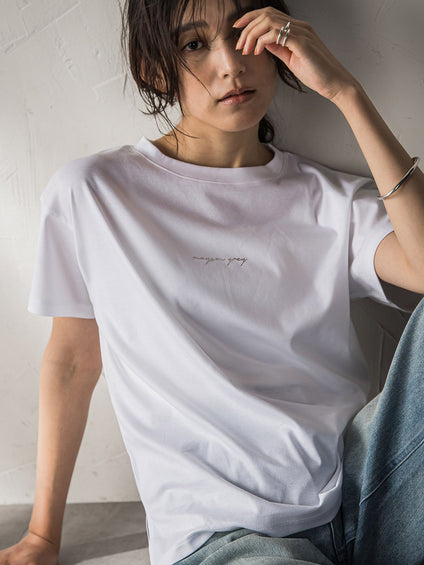 【J Lounge限定】MAYSON GREYロゴTシャツ≪手洗い可能≫