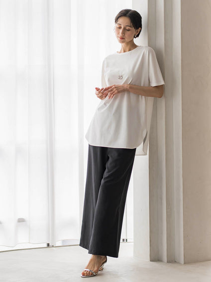【WEB限定】”細身パンツも怖くない”Tシャツチュニック