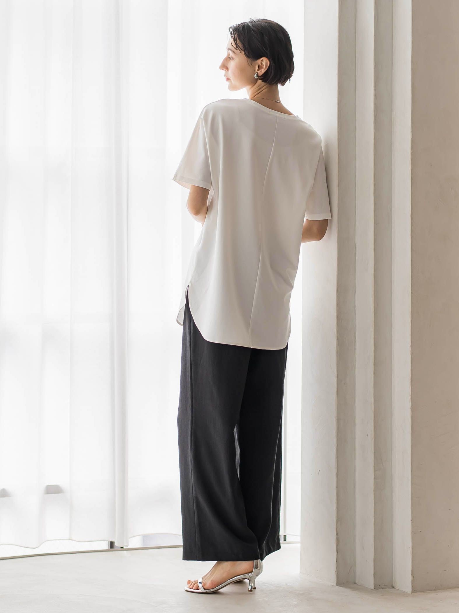 【WEB限定】”細身パンツも怖くない”Tシャツチュニック