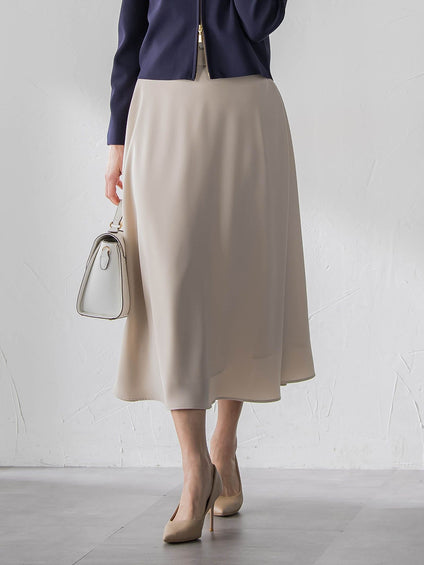 ダブルサテンスカート