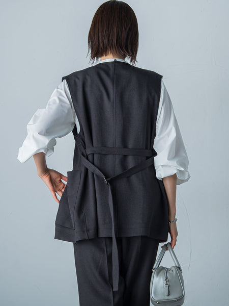 ロートレアモンLAUTREAMONT ウールポリピンドットセットアップ