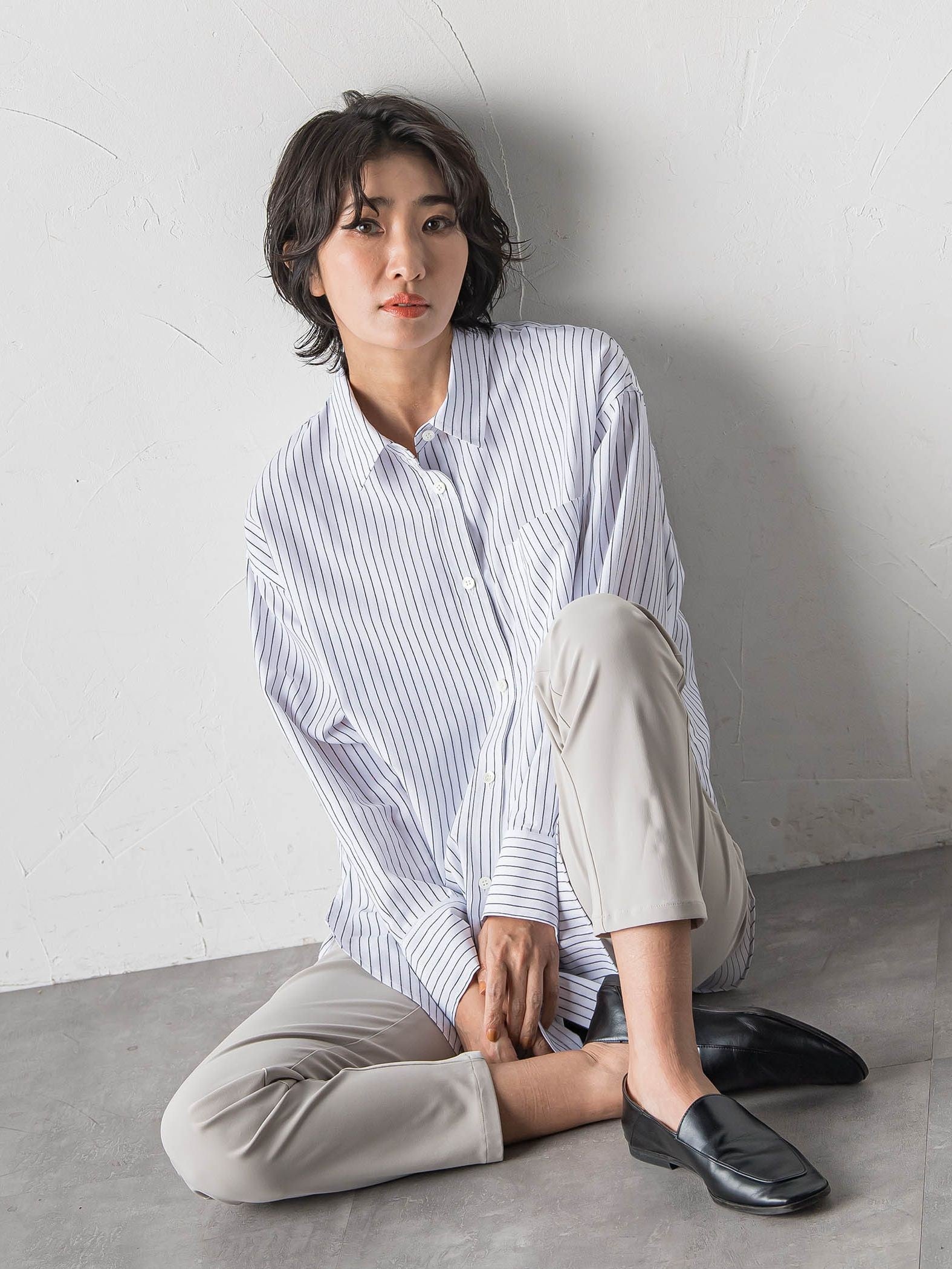 【WEB限定】撥水トリコットスキニーパンツ